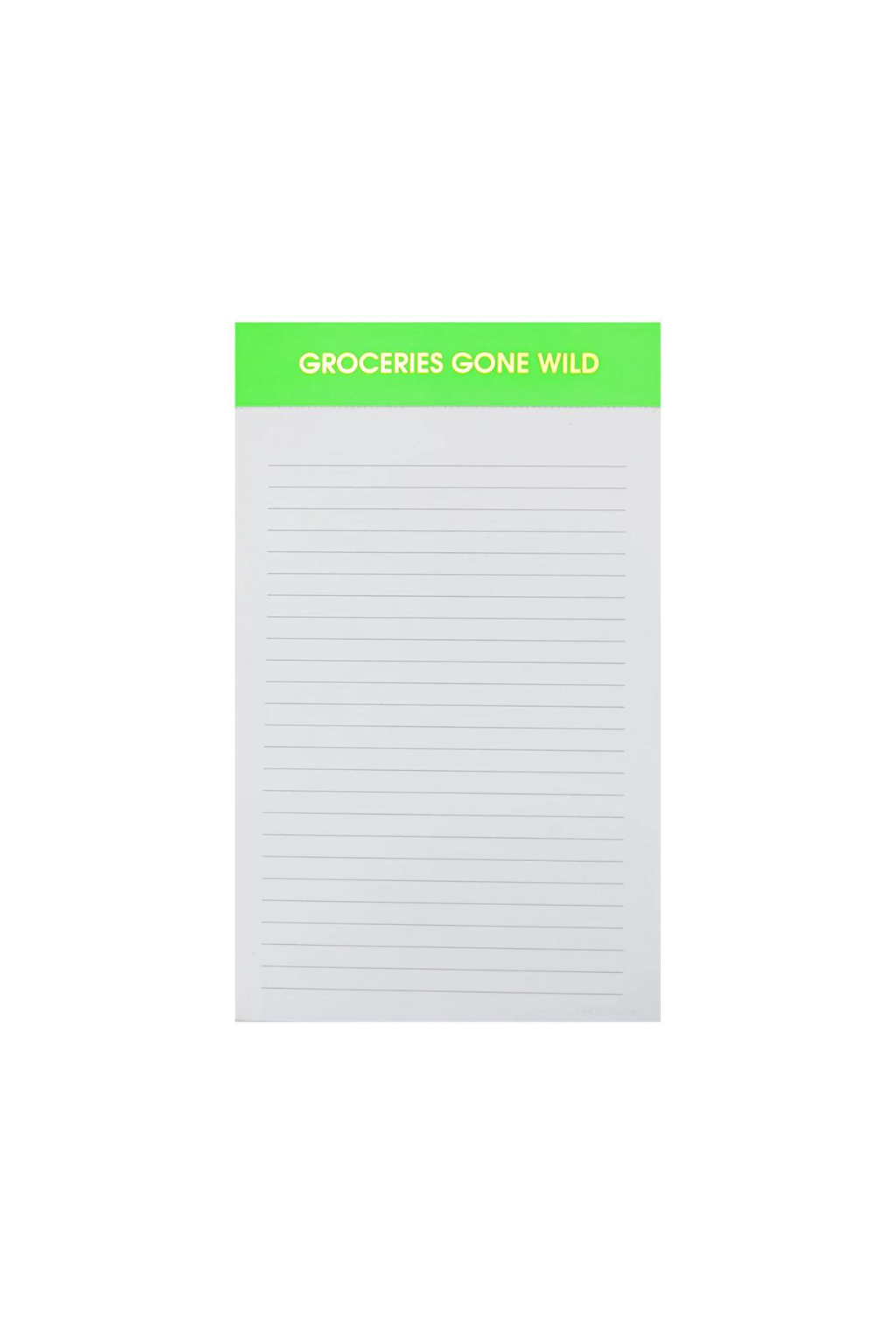 Groceries Gone Wild Notepad