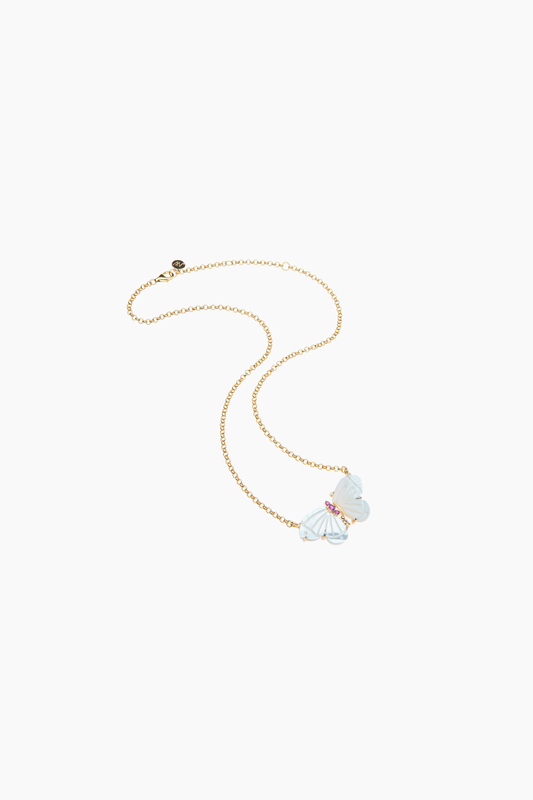 FREEDOM Stone Butterfly Necklace