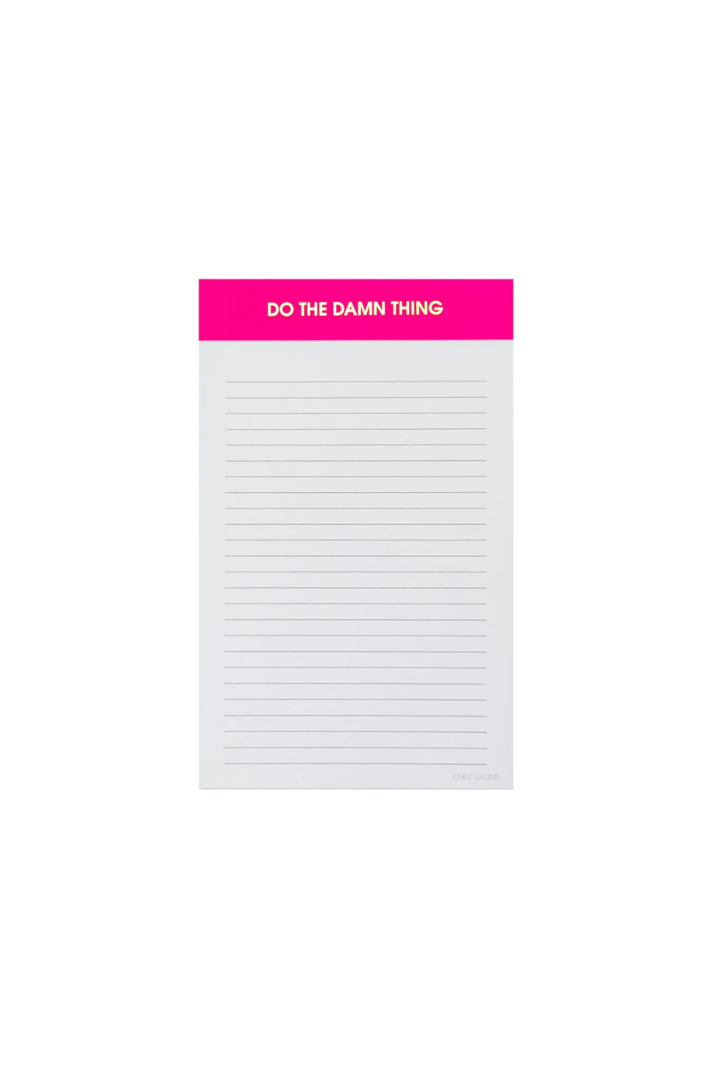 Do The Damn Thing Notepad