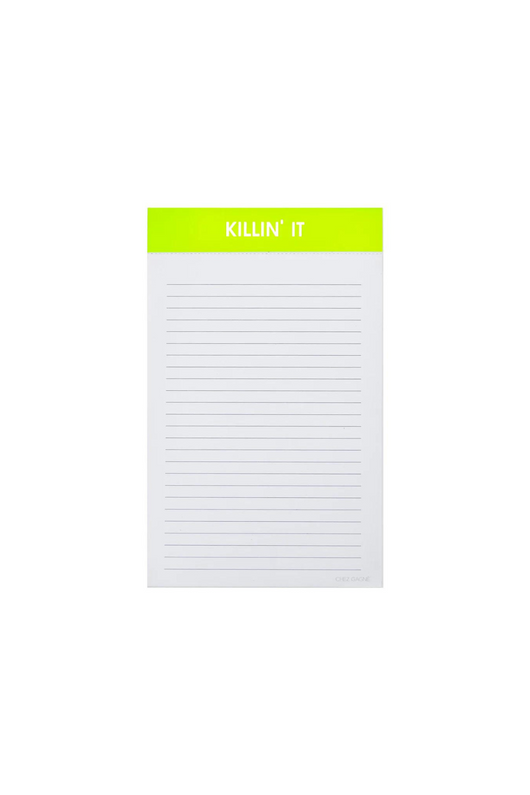 Killin' It Notepad