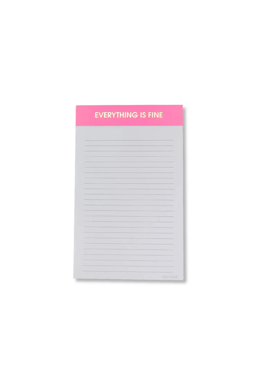 Everything Is Fine Notepad – Permanent Vacation
