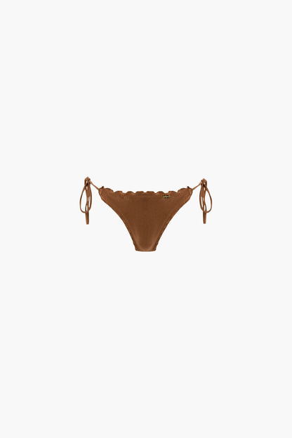 Cosita Buena Wavey Full Ruched Tie Side Bottom