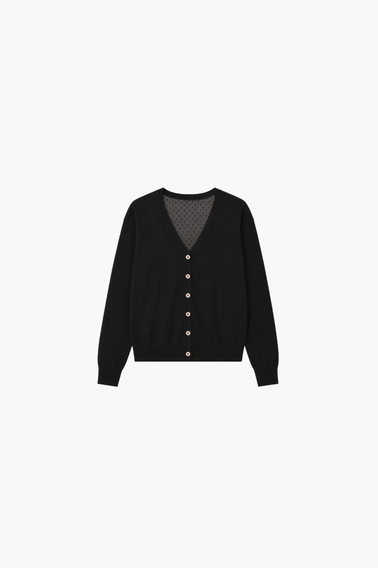 Milan Tulle Back Cardi