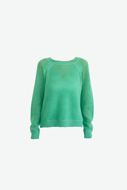 Chunky Perforated Sweatshirt
