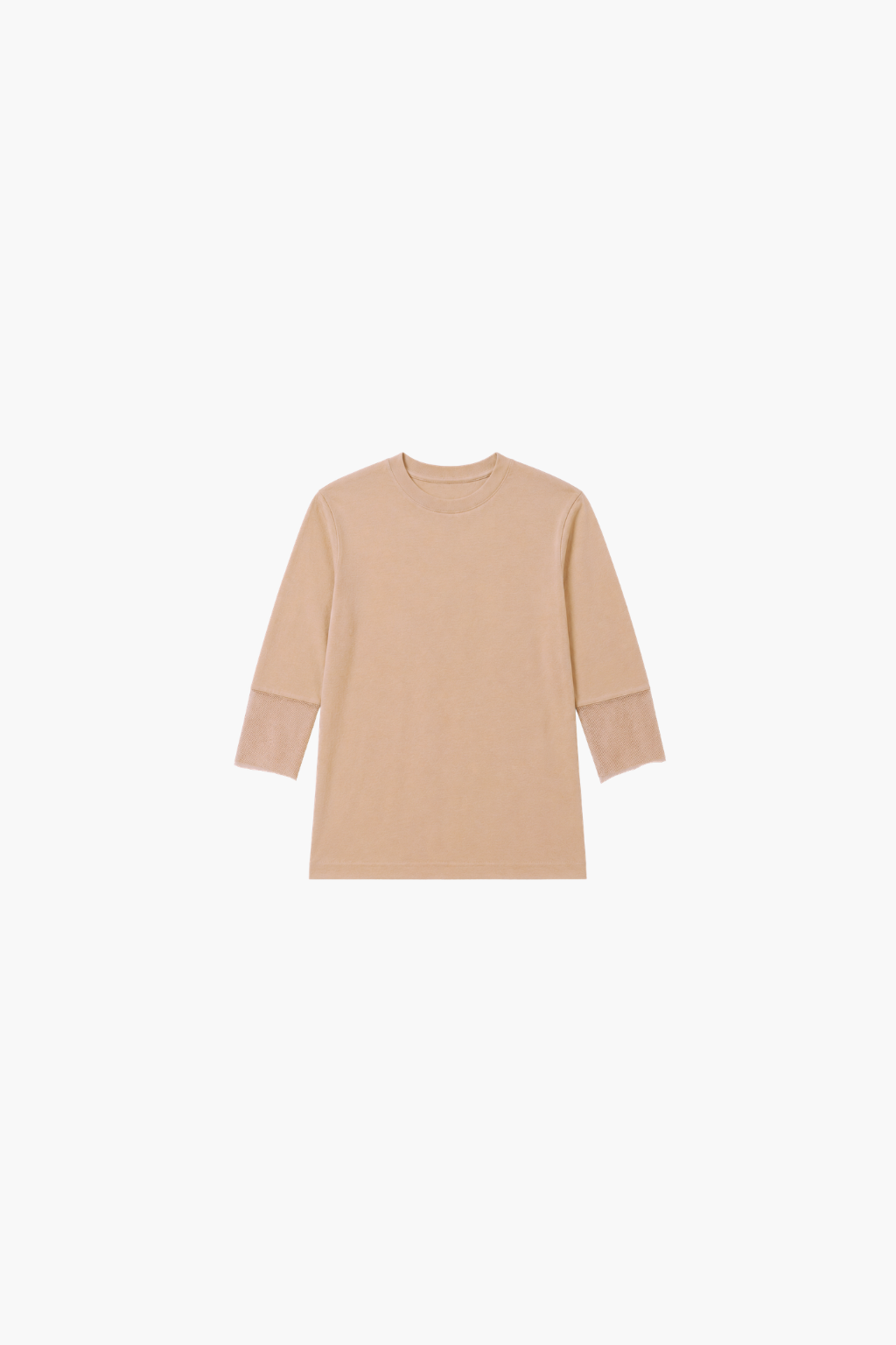 Pima Pullover With Tulle Cuff