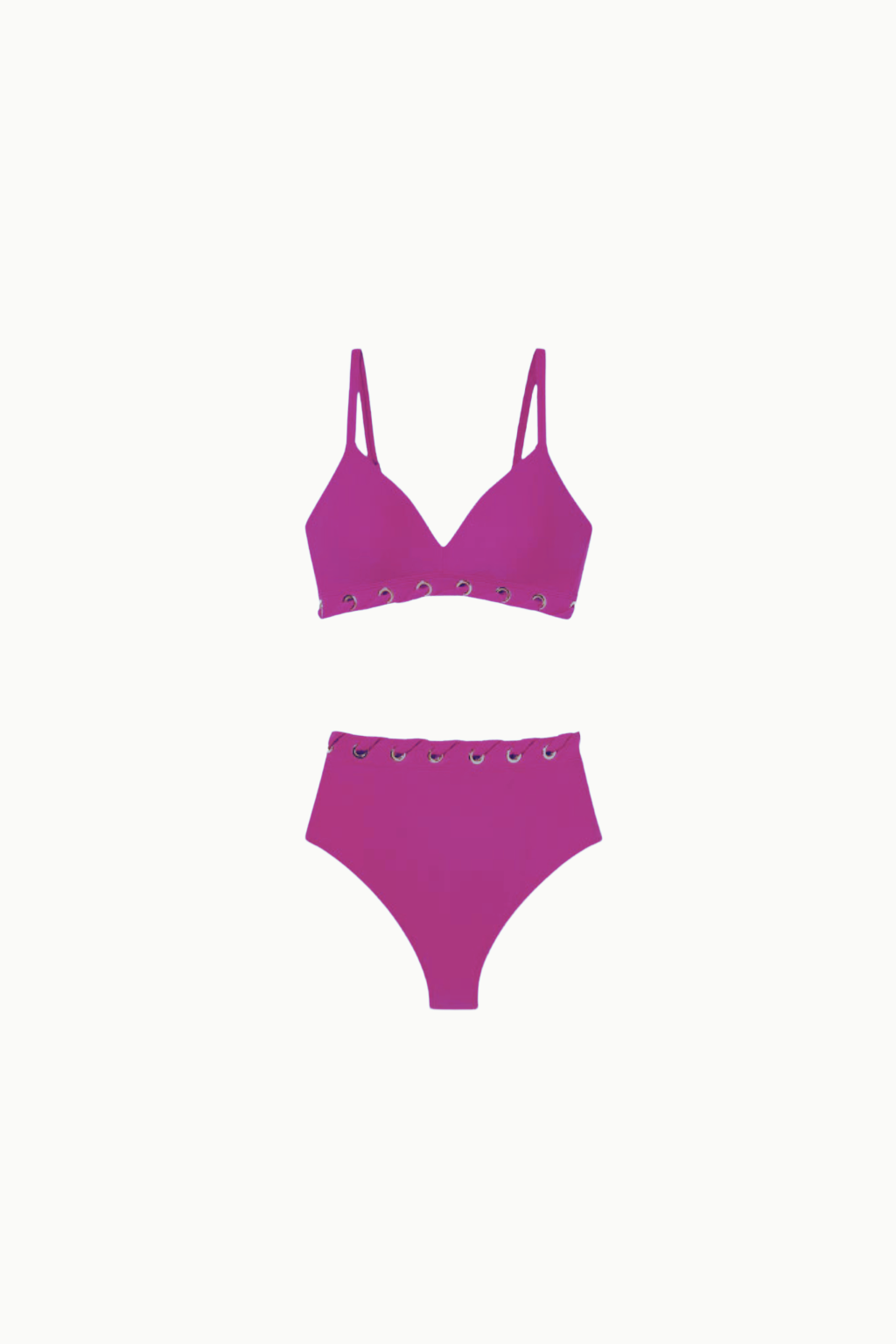 DreamSculpt Grommet High Waist Bikini