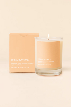 Social Butterfly Candle