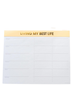 Living My Best Life Weekly Planner