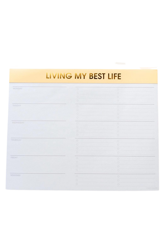 Living My Best Life Weekly Planner