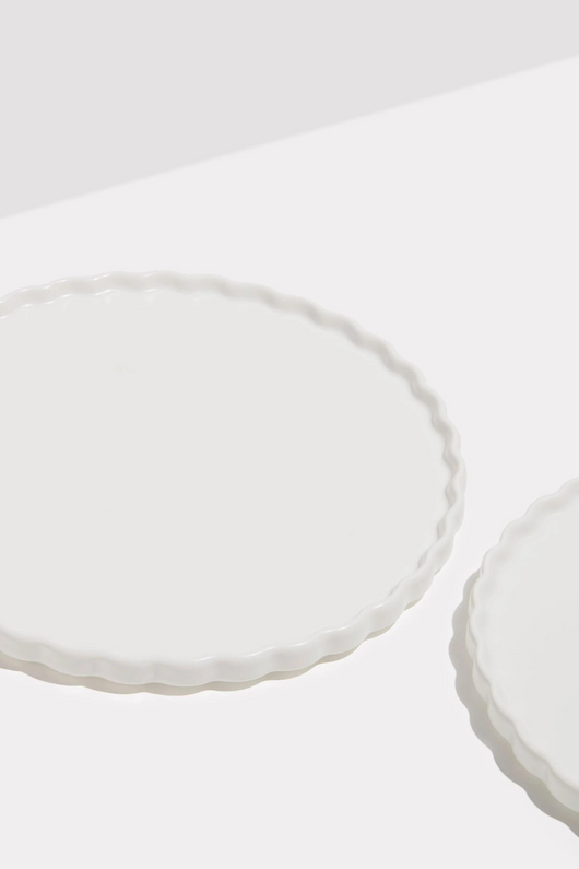 Wave Ceramic Dinner Plate - Set of Two