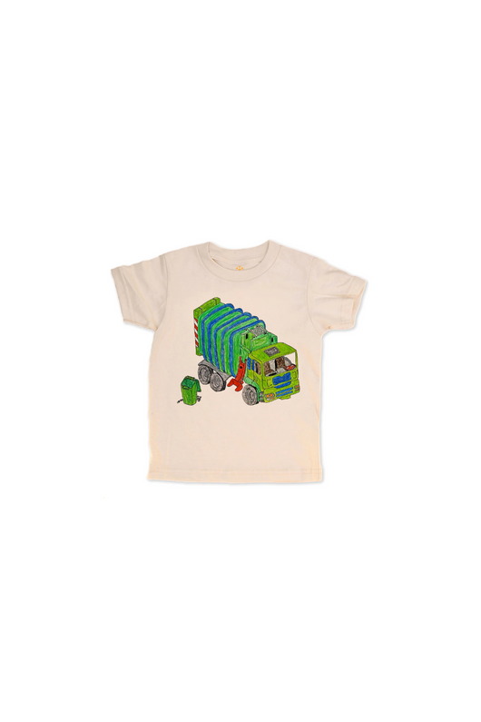 Trash Truck - Organic Kids Tee