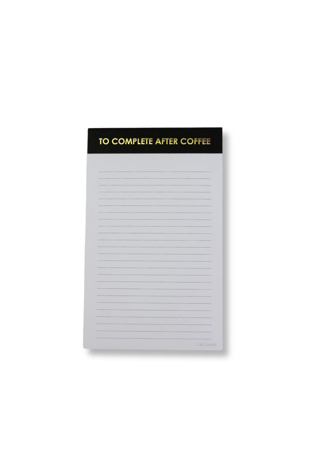 To Complete After Coffee Notepad