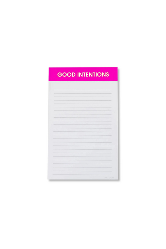 Good Intentions Notepad