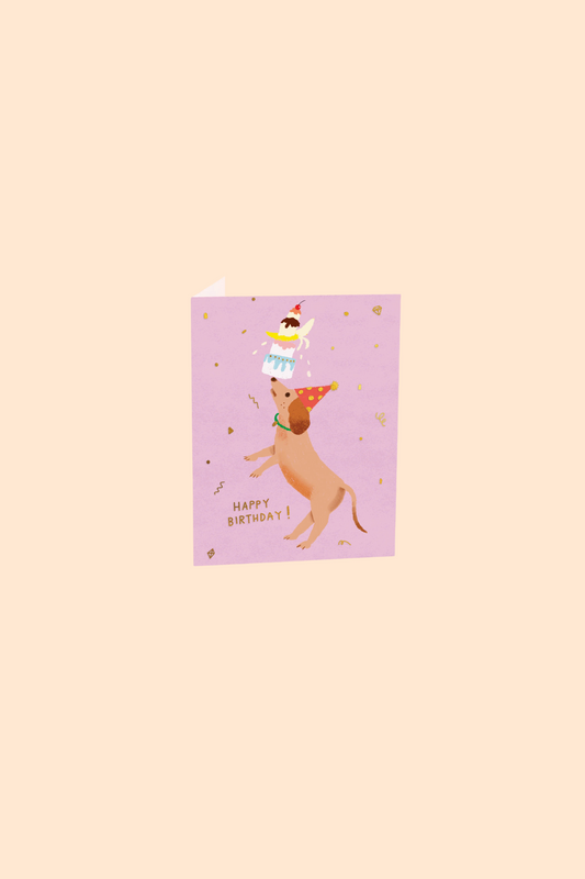 Party Dog Birthday Card