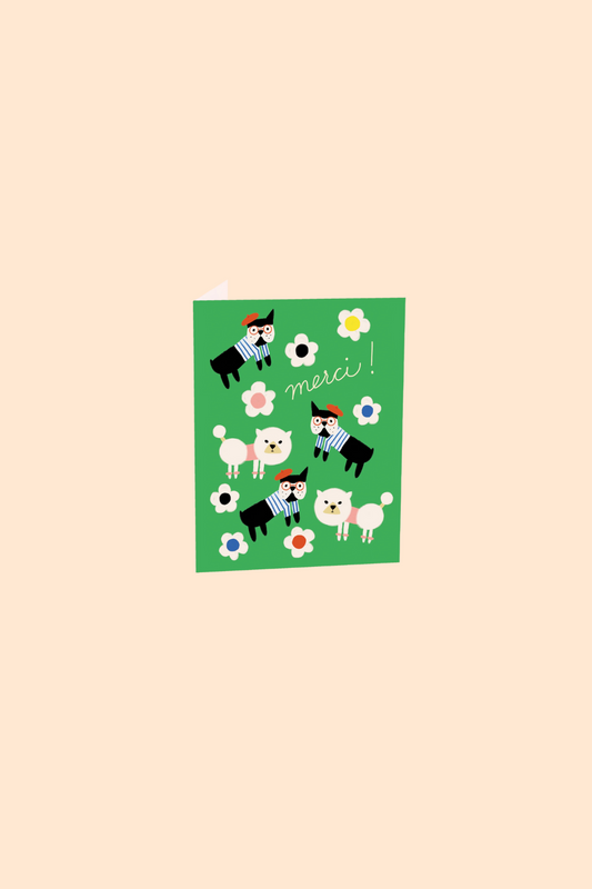 Merci Beaucoup Thank You Card