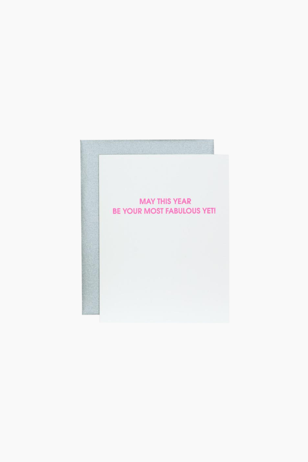 May This Be Your Most Fabulous Year Card