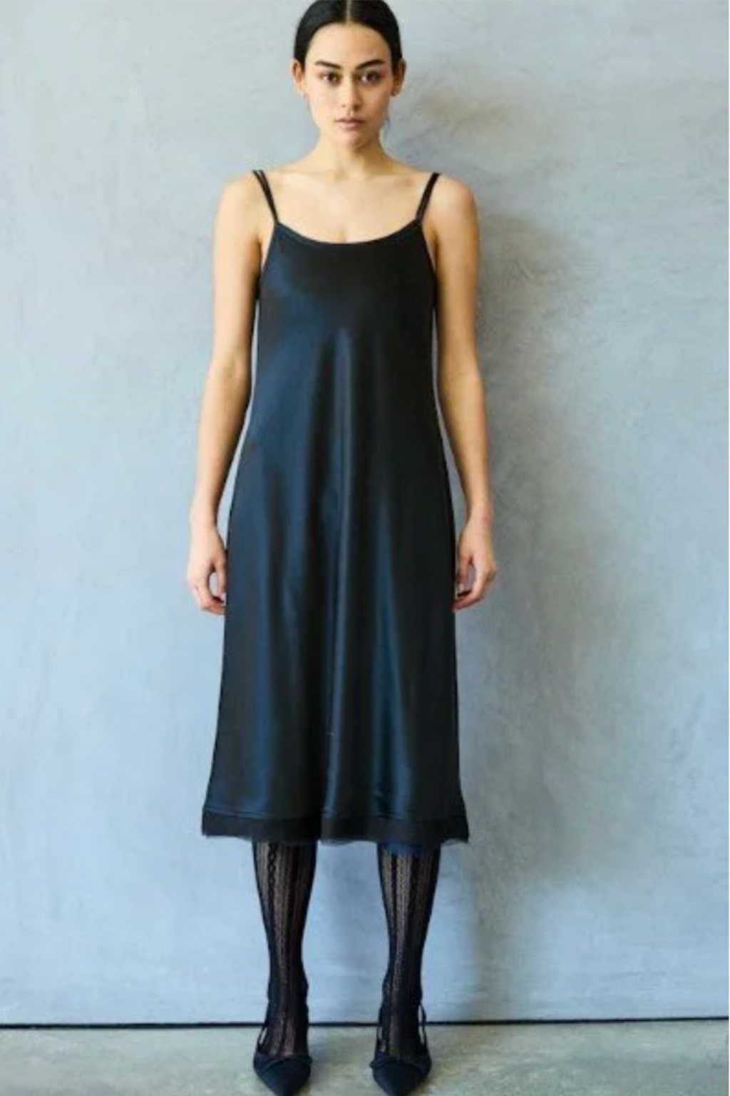 Classic Slip w/ Organza Petal