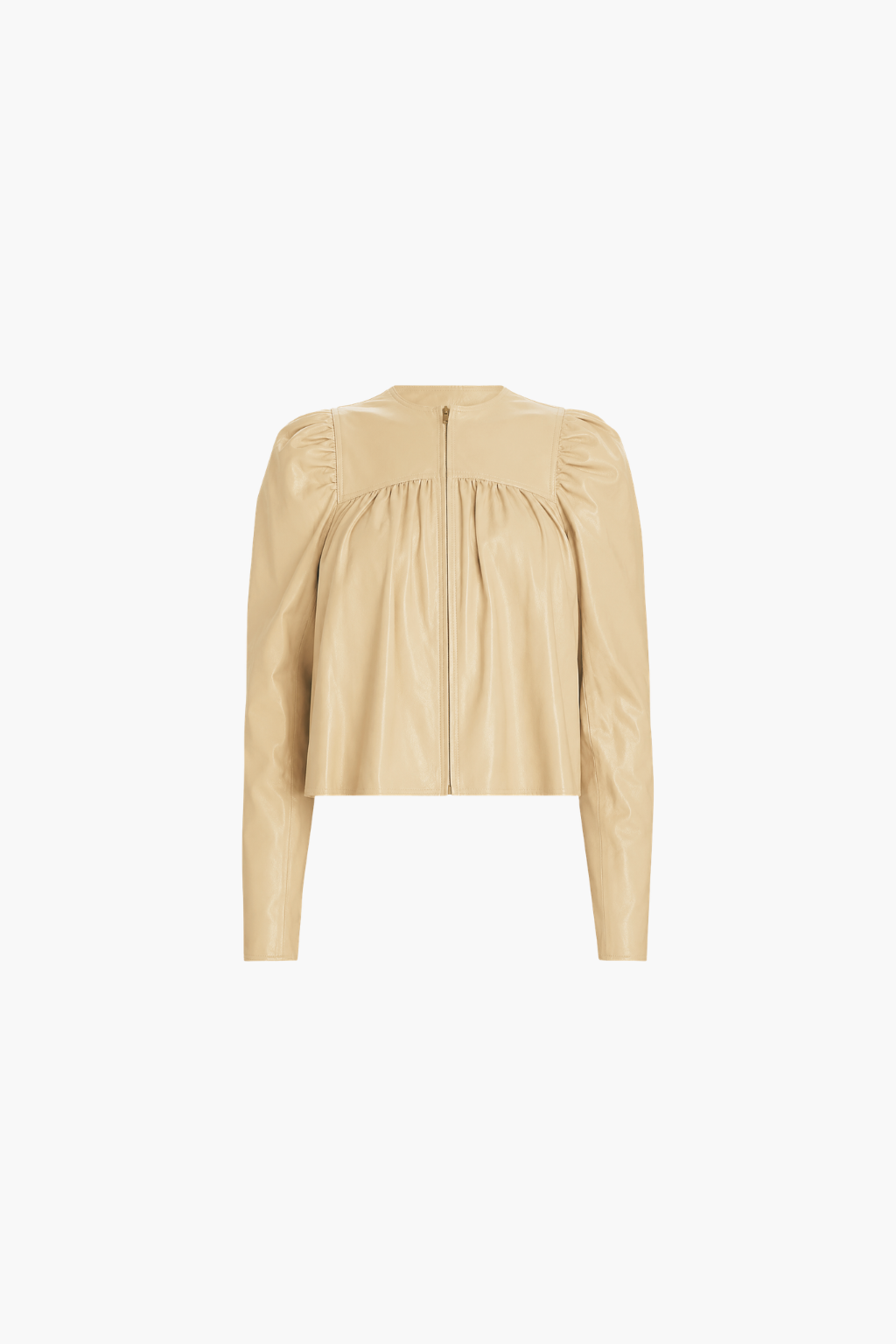 Anouk Zip Up Leather Jacket