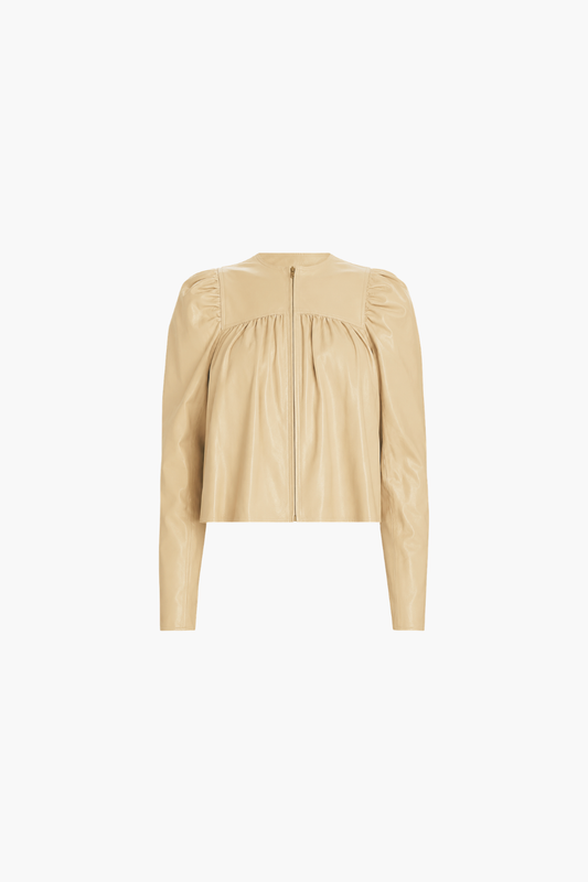 Anouk Zip Up Leather Jacket