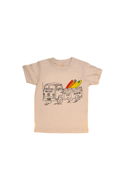Surf Safari - Triblend Big Kids Tee S-XL