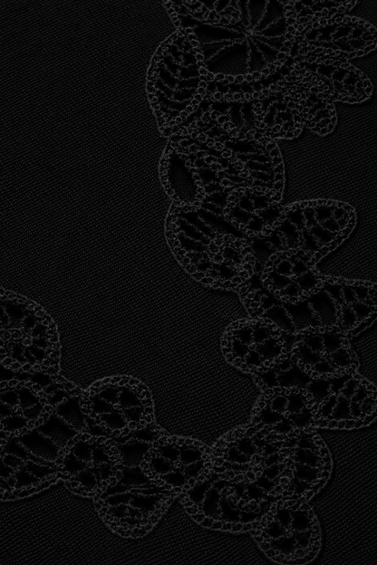 Valiant Merino Lace Turtleneck