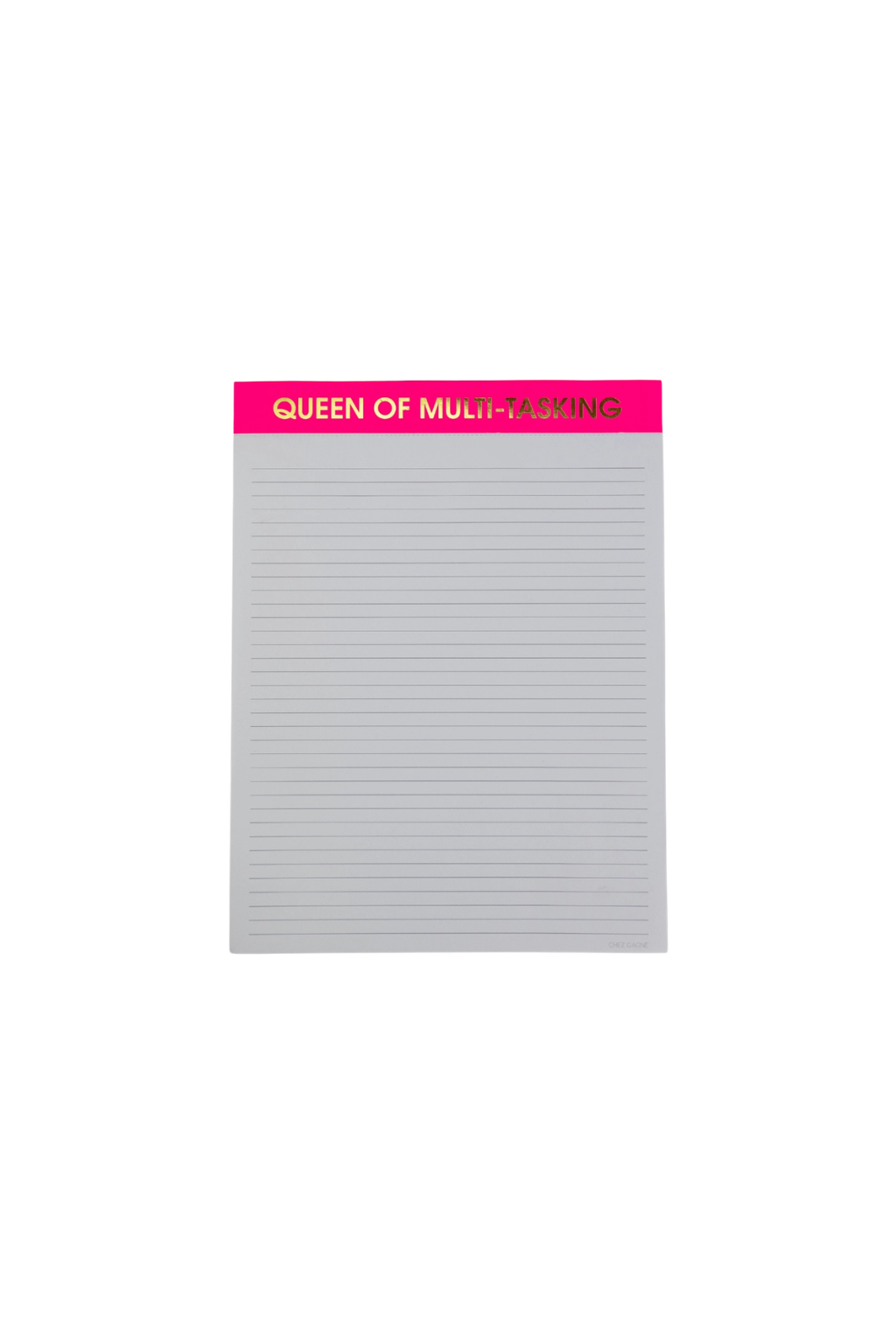 Queen of Multitasking - Large Memo Lined Notepad