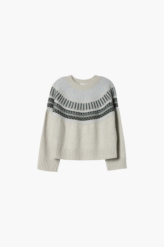 Finley Slouchy Fairisle Crewneck