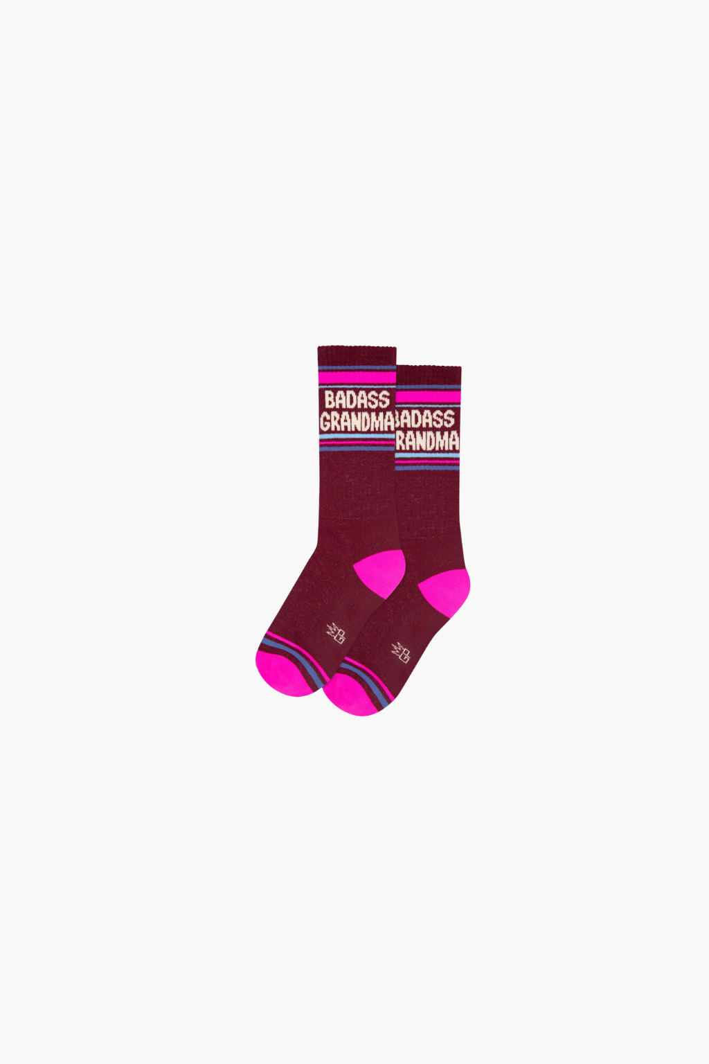 Badass Grandma Socks Gym Crew Socks