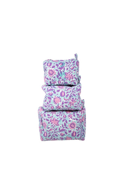 3 Piece Set of Cosmetic Bags