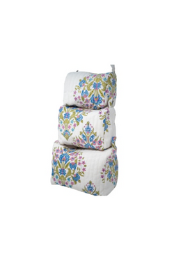 3 Piece Set of Cosmetic Bags