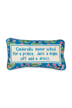 Cinderella Needlepoint Pillow