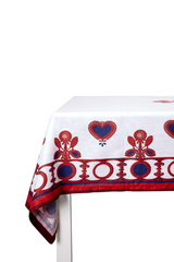 (72"x 140") Transylvania Large Linen Tablecloth